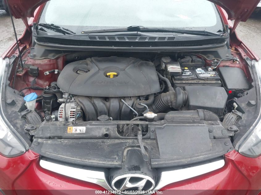 VIN 5NPDH4AEXFH566058 2015 Hyundai Elantra, SE no.10