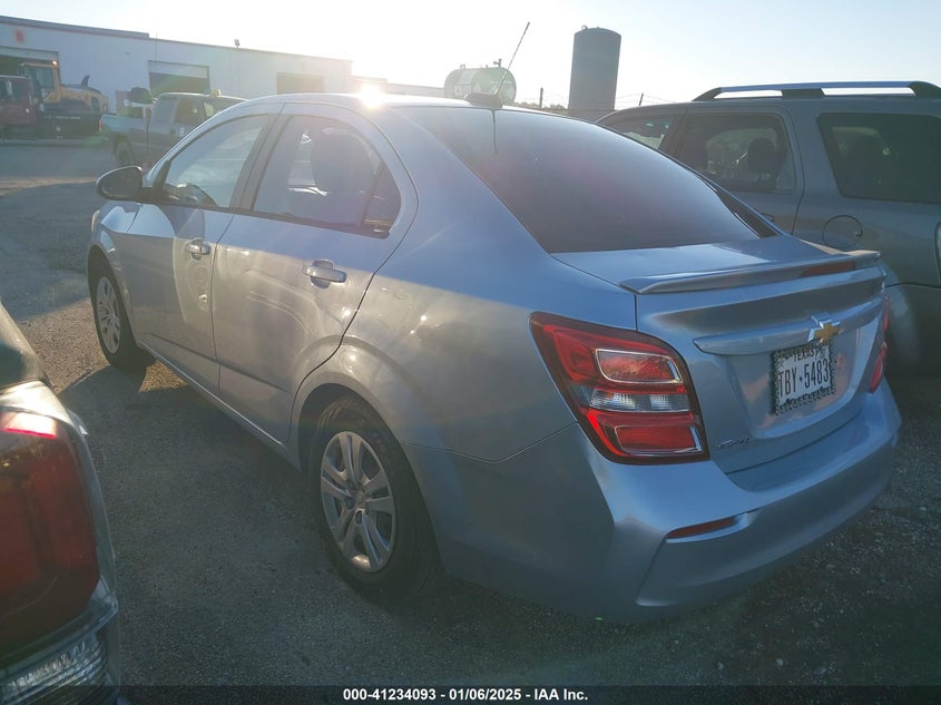 Vin: 1g1jb5shxh4157319, lot: 41724416, chevrolet sonic ls auto 20173