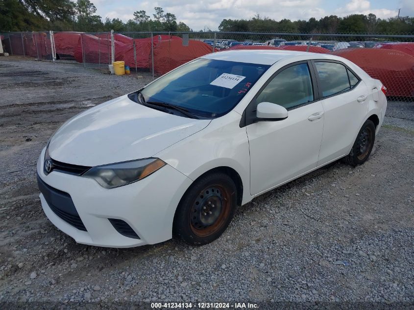 VIN 2T1BURHE5EC052223 2014 TOYOTA COROLLA no.2