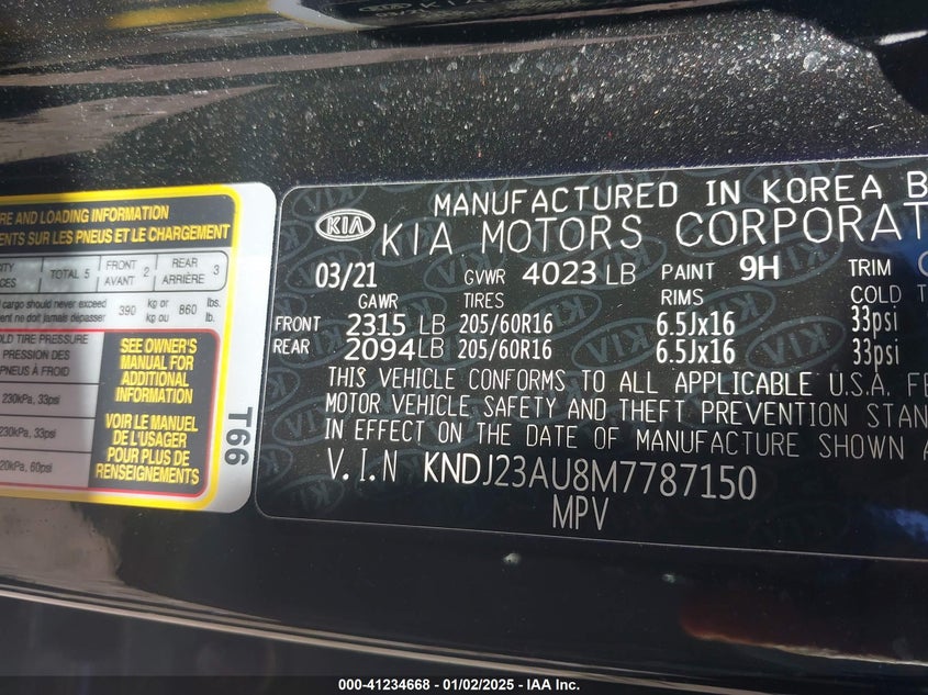 2021 KIA SOUL LX - KNDJ23AU8M7787150