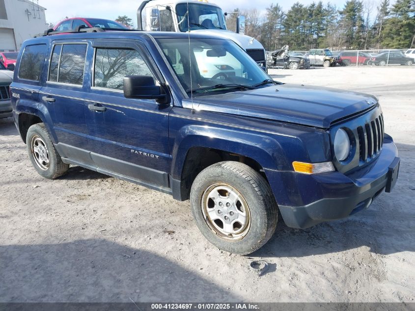 VIN 1C4NJRBBXDD249829 2013 JEEP PATRIOT no.1