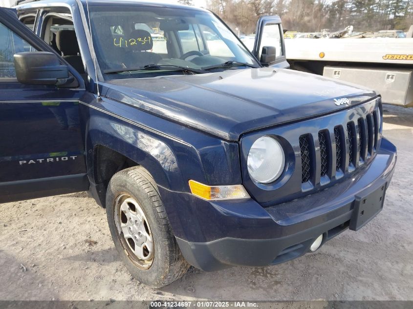 VIN 1C4NJRBBXDD249829 2013 JEEP PATRIOT no.6