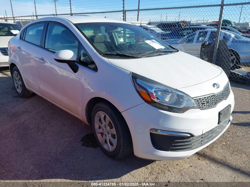 VIN KNADM4A37G6663060 2016 KIA Rio, LX no.1