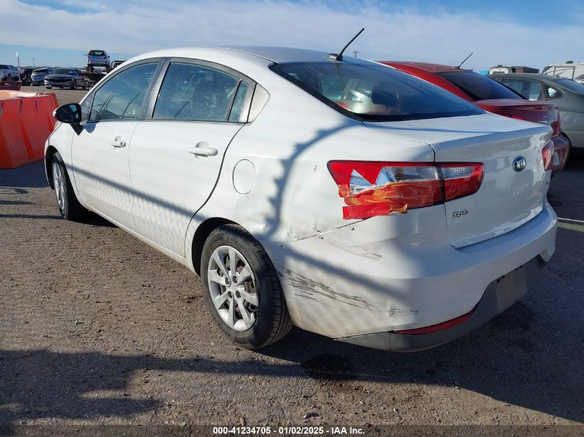 VIN KNADM4A37G6663060 2016 KIA Rio, LX no.3