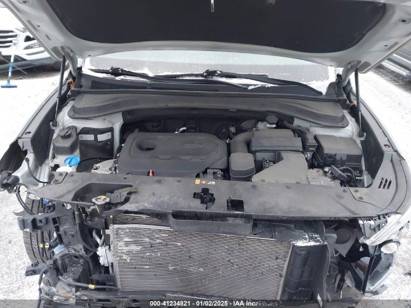 VIN 5NMS3CAD3KH086698 2019 Hyundai Santa Fe, Sel no.10