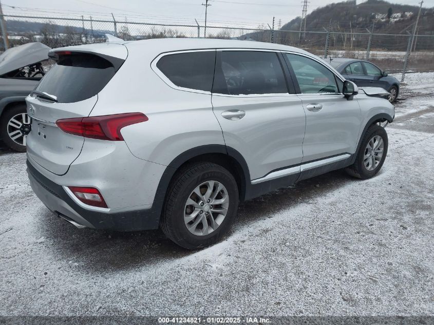 VIN 5NMS3CAD3KH086698 2019 Hyundai Santa Fe, Sel no.4