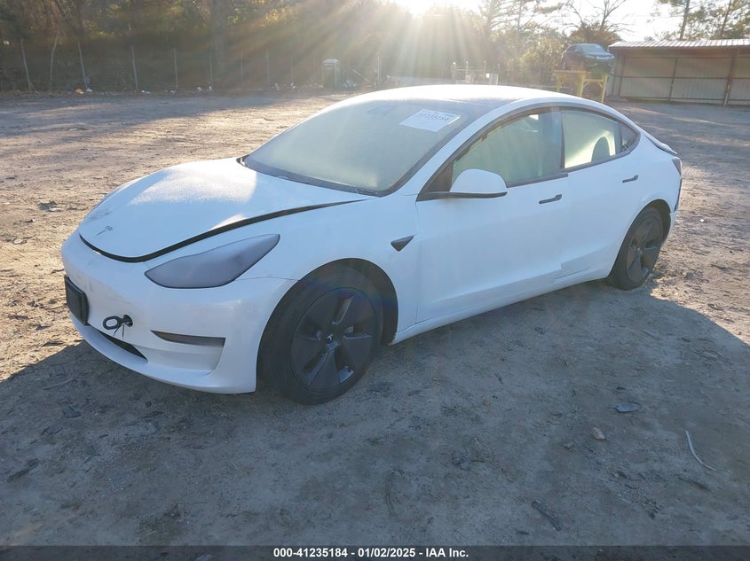 Vin: 5yj3e1ea7nf103513, lot: 41725518, tesla model 3 rear-wheel drive 20222