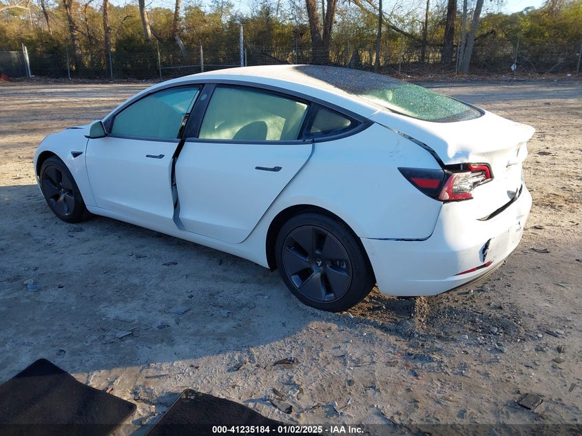 Vin: 5yj3e1ea7nf103513, lot: 41725518, tesla model 3 rear-wheel drive 20223