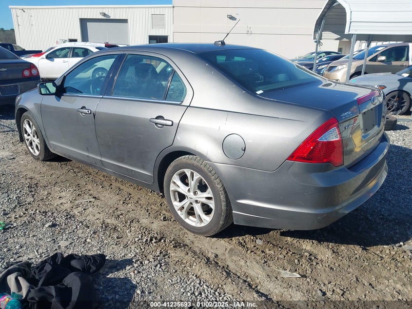 2012 FORD FUSION VIN: 3FAHP0HA7CR102613