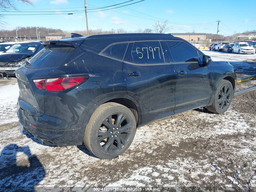 Vin: 3gnkbkrs0ms505884, lot: 41726131, chevrolet blazer awd rs 20214