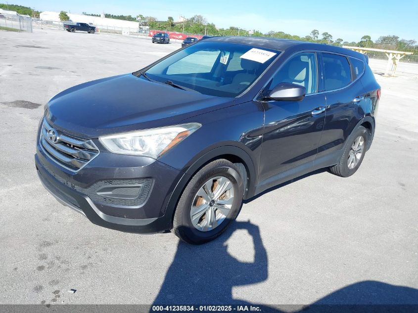 VIN 5XYZT3LB0GG366199 2016 Hyundai Santa Fe, Sport... no.2