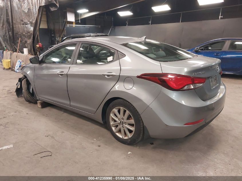 VIN KMHDH4AE4FU387841 2015 HYUNDAI ELANTRA no.3