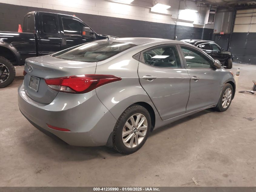 VIN KMHDH4AE4FU387841 2015 HYUNDAI ELANTRA no.4