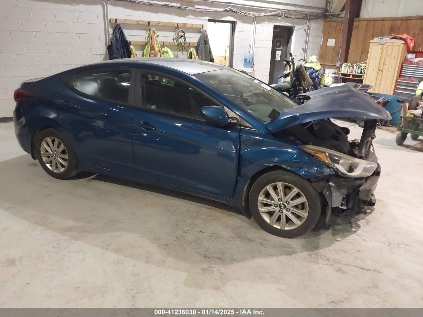 VIN KMHDH4AE4FU297864 2015 HYUNDAI ELANTRA no.1