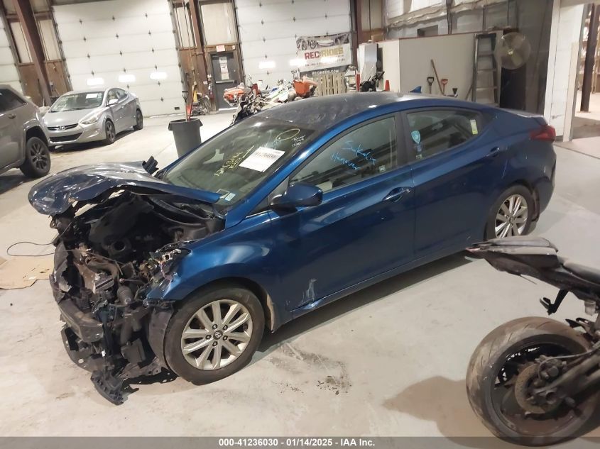 VIN KMHDH4AE4FU297864 2015 HYUNDAI ELANTRA no.2