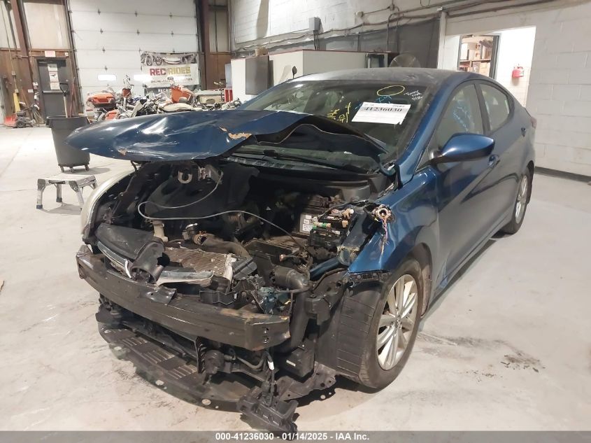 VIN KMHDH4AE4FU297864 2015 HYUNDAI ELANTRA no.6