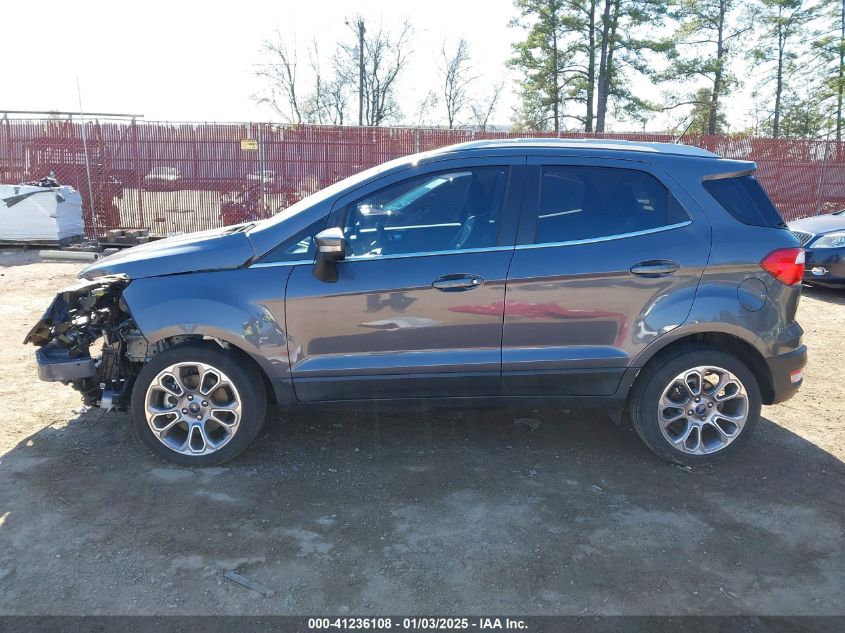 2018 Ford Ecosport Titanium VIN: MAJ3P1VE1JC233782 Lot: 41236108