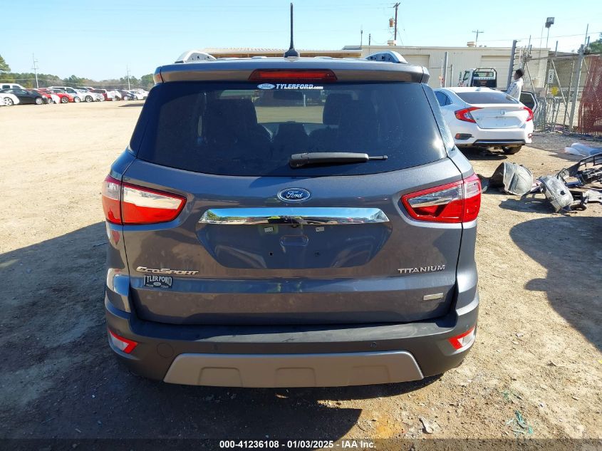 2018 Ford Ecosport Titanium VIN: MAJ3P1VE1JC233782 Lot: 41236108