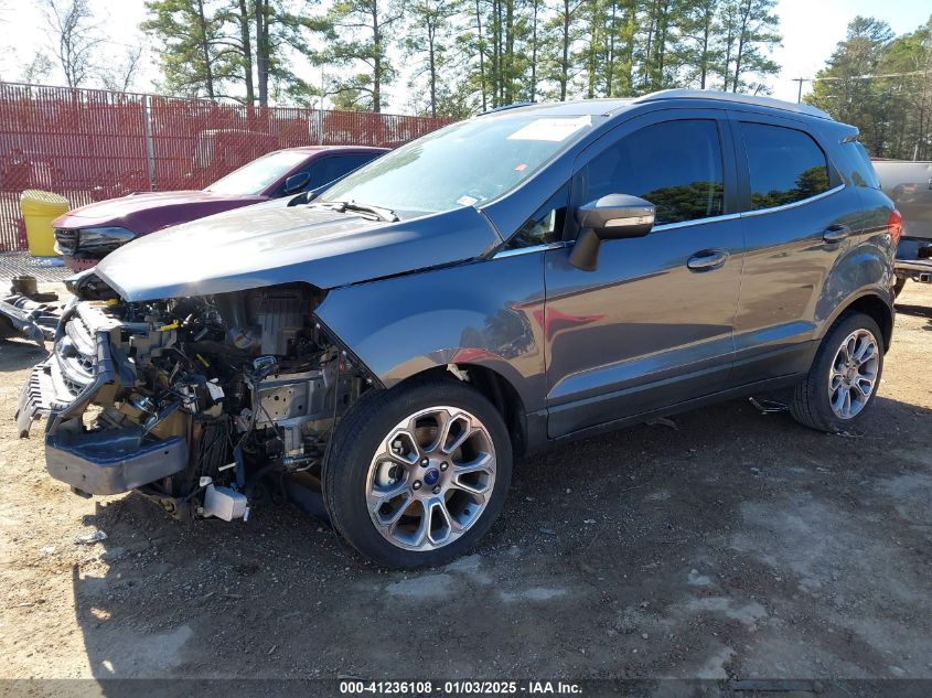 2018 Ford Ecosport Titanium VIN: MAJ3P1VE1JC233782 Lot: 41236108