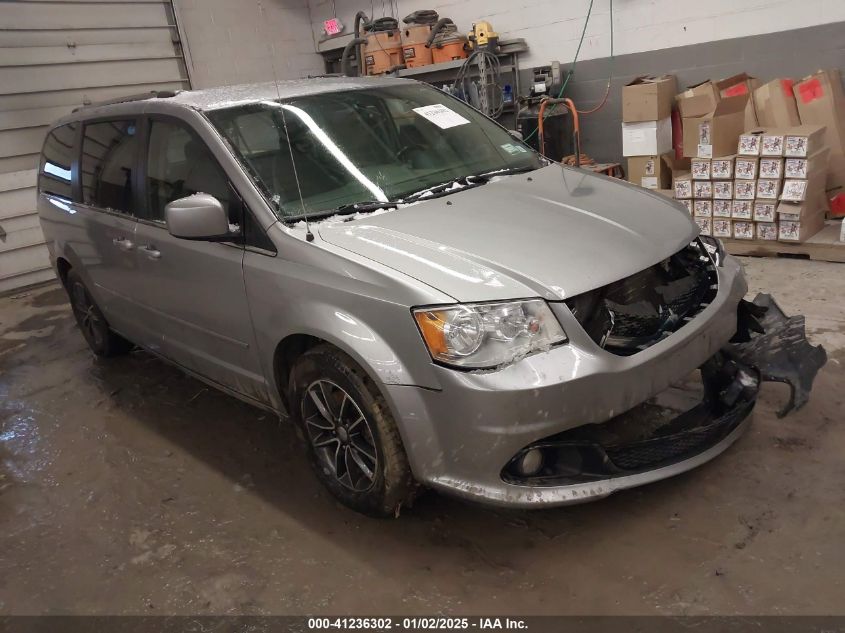 VIN 2C4RDGCGXHR603780 2017 Dodge Grand Caravan, Sxt no.1