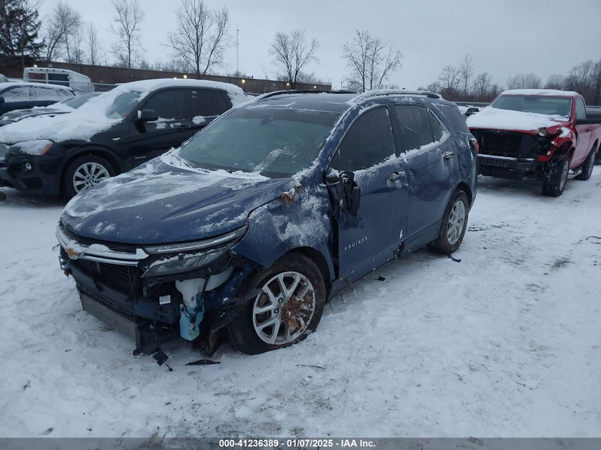 2022 CHEVROLET EQUINOX VIN: 3GNAXKEV0NL184647