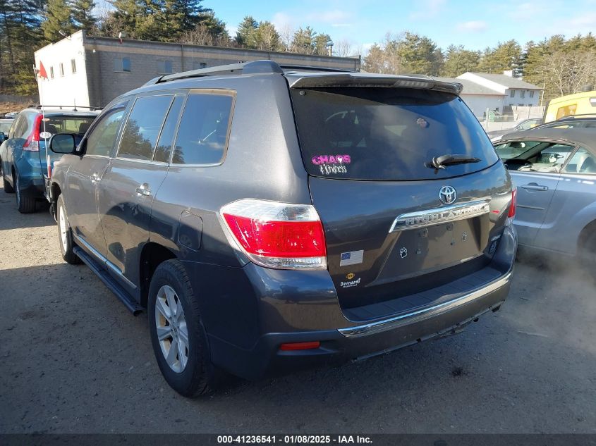 VIN 5TDBK3EH8DS220492 2013 Toyota Highlander, Se V6 no.14