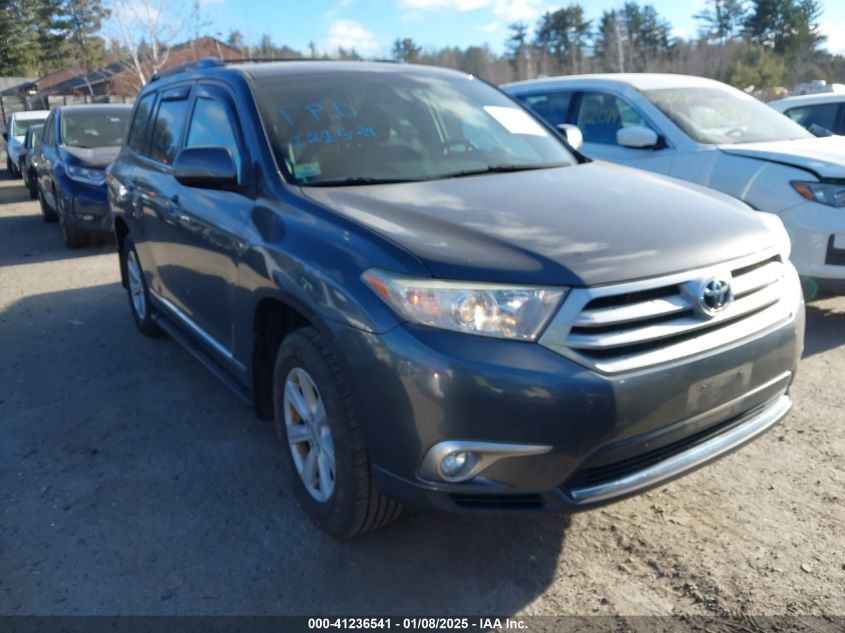 VIN 5TDBK3EH8DS220492 2013 Toyota Highlander, Se V6 no.1