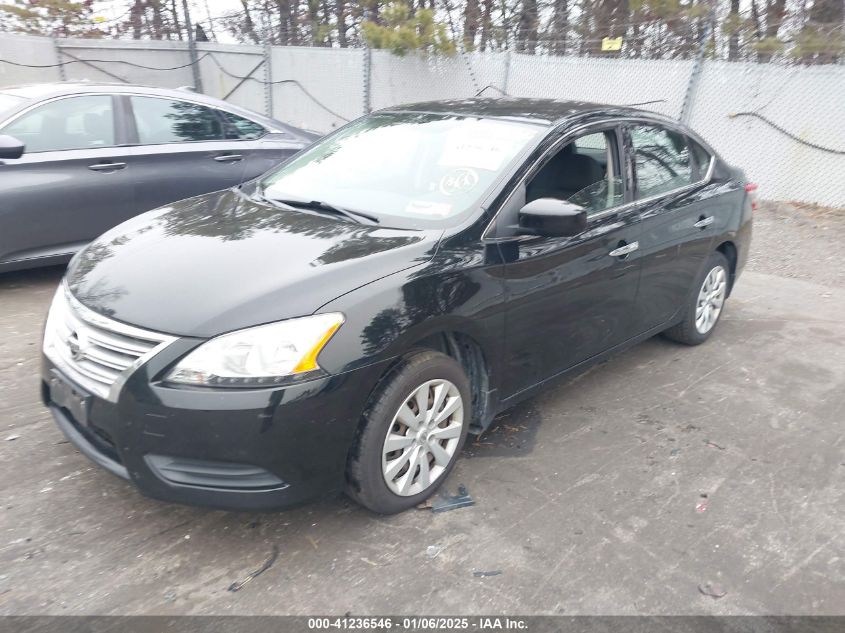 VIN 3N1AB7AP4FY315467 2015 NISSAN SENTRA no.2