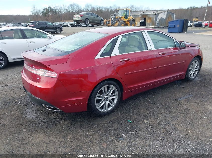 VIN 3LN6L2GK0ER800207 2014 Lincoln MKZ no.4