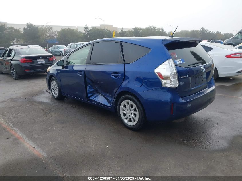 VIN JTDZN3EU0E3334590 2014 Toyota Prius, V Two no.3