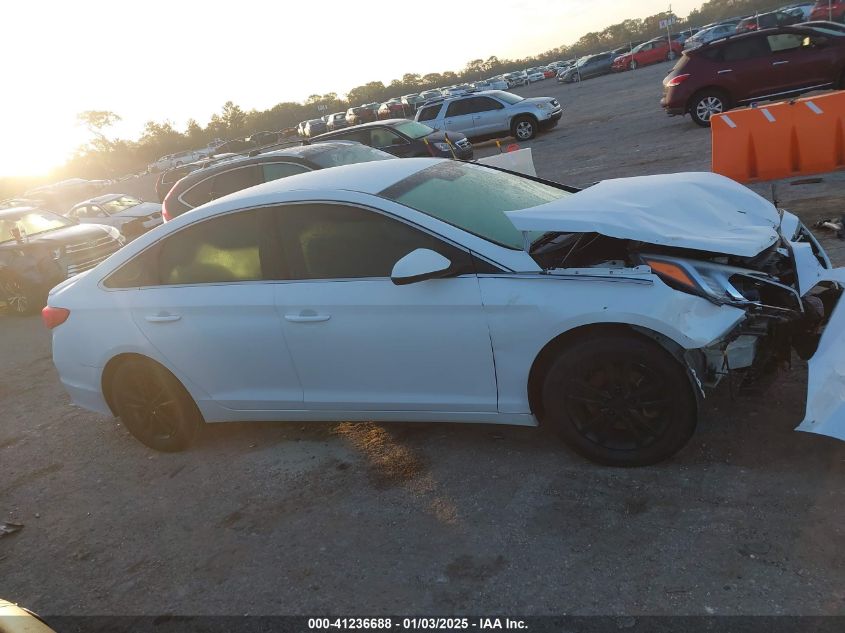 2017 Hyundai Sonata Se VIN: 5NPE24AF6HH499136 Lot: 41236688