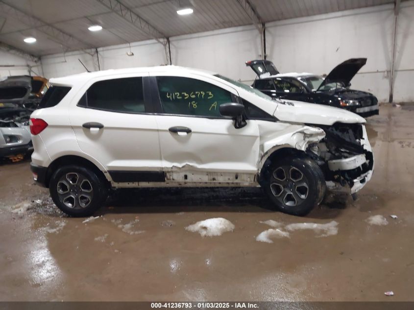 2018 Ford Ecosport S VIN: MAJ3P1RE7JC176952 Lot: 41236793