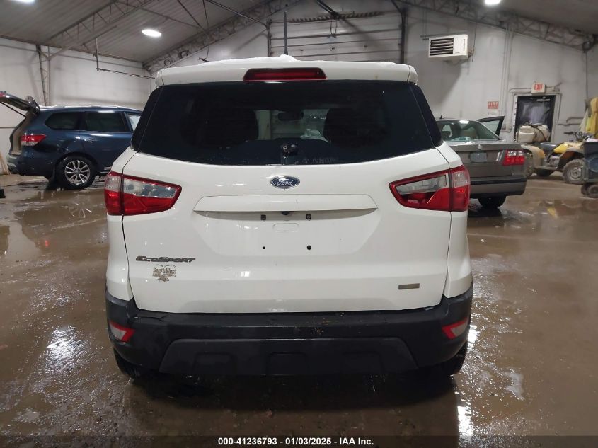 2018 Ford Ecosport S VIN: MAJ3P1RE7JC176952 Lot: 41236793