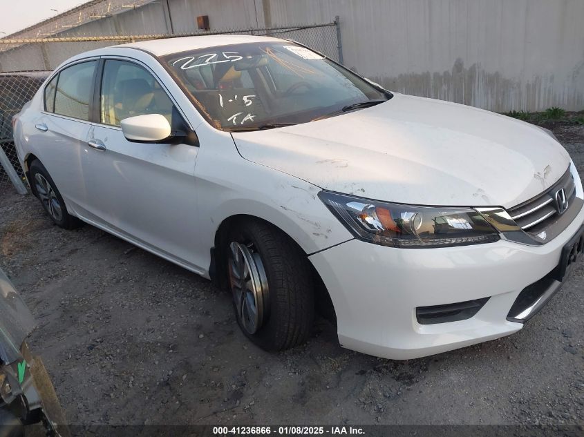 VIN 1HGCR2F33FA150334 2015 Honda Accord, LX no.1