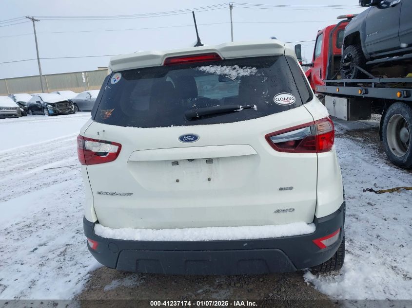 2019 Ford Ecosport Ses VIN: MAJ6S3JL2KC283118 Lot: 41237174