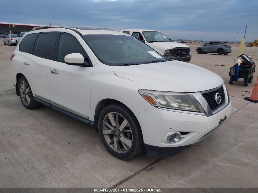 VIN 5N1AR2MN3EC677086 2014 Nissan Pathfinder, Plati... no.1