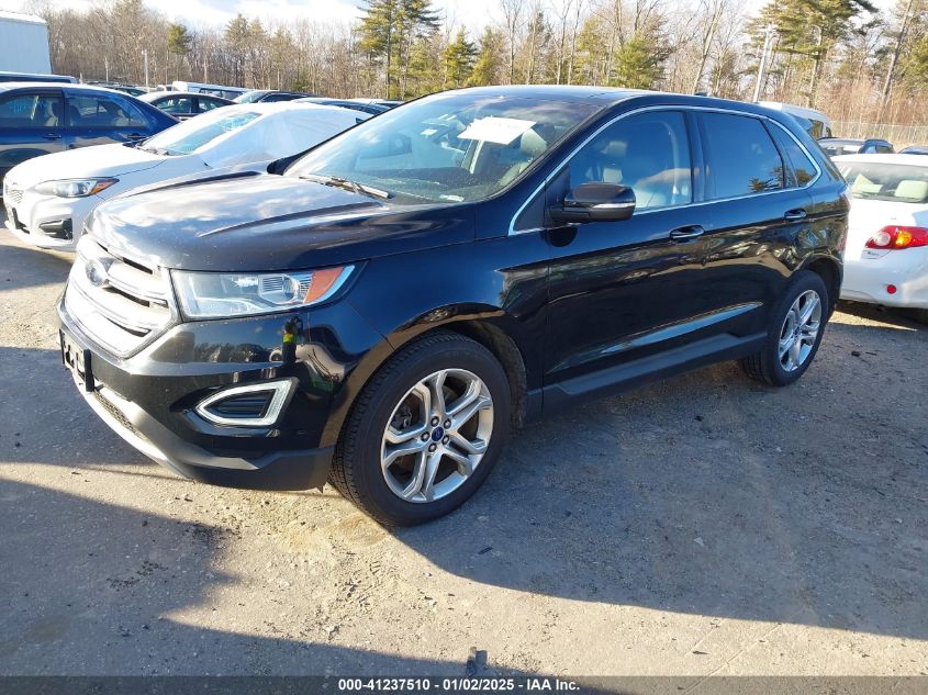 VIN 2FMPK4K84JBB86902 2018 FORD EDGE no.2