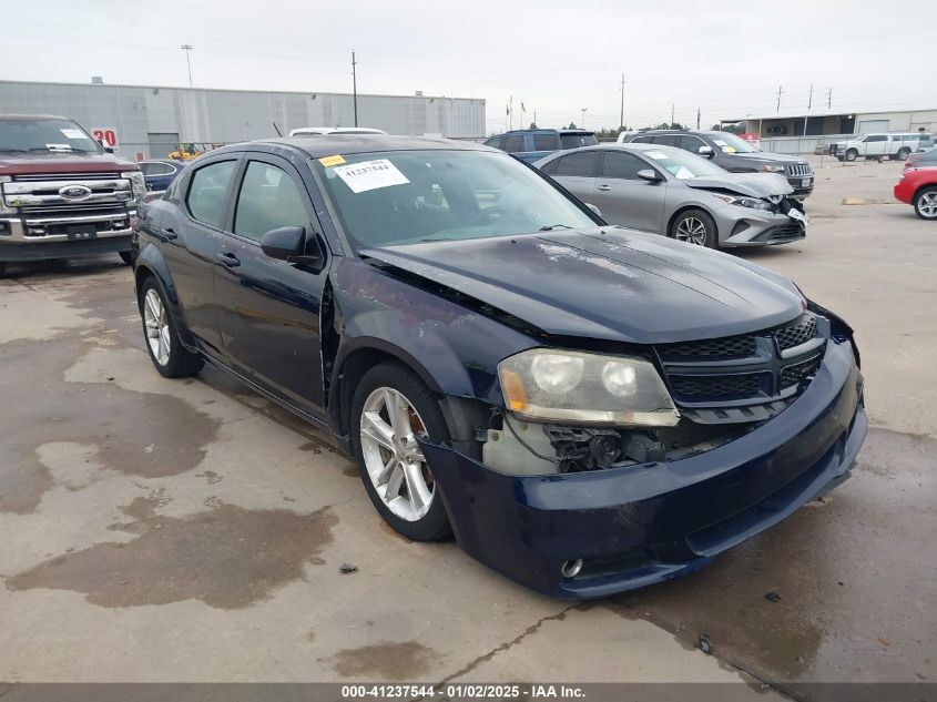 VIN 1C3CDZCG8DN581307 2013 Dodge Avenger, Sxt no.1