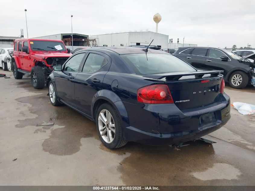 VIN 1C3CDZCG8DN581307 2013 Dodge Avenger, Sxt no.3