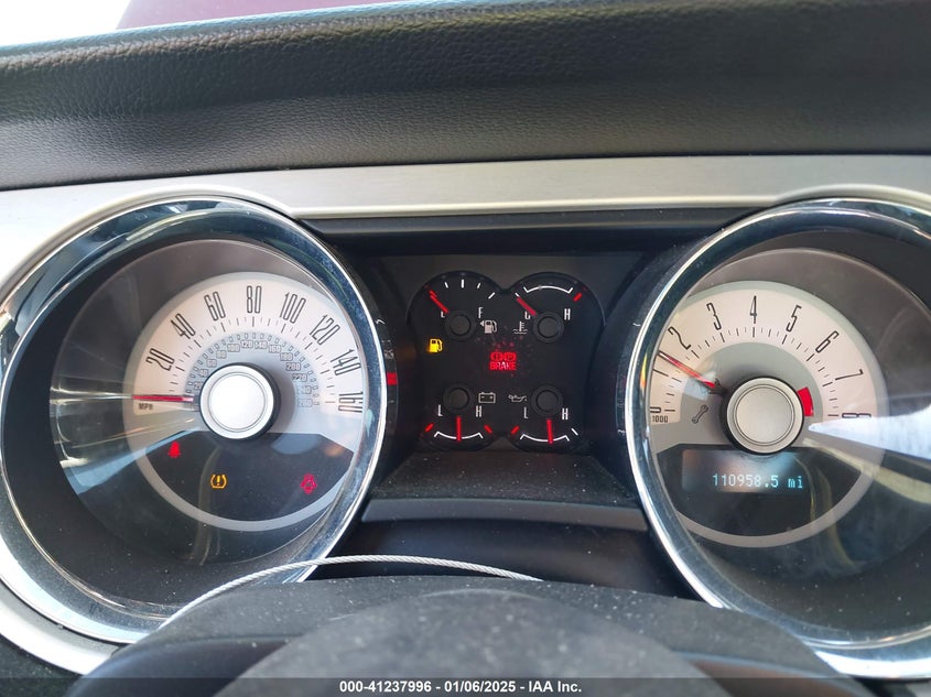 2012 FORD MUSTANG VIN: 1ZVBP8AM6C5279155