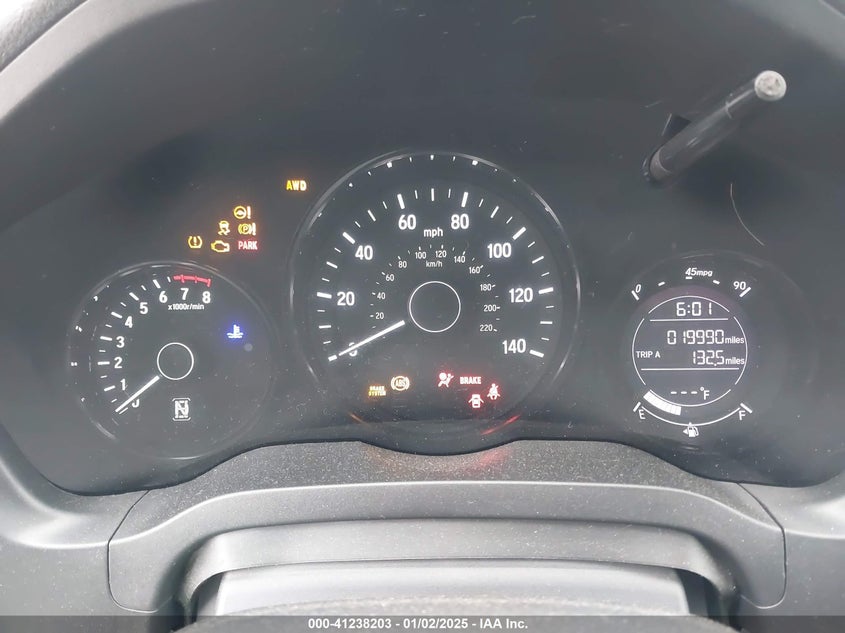 2018 HONDA HR-V VIN: 3CZRU6H56JG725771