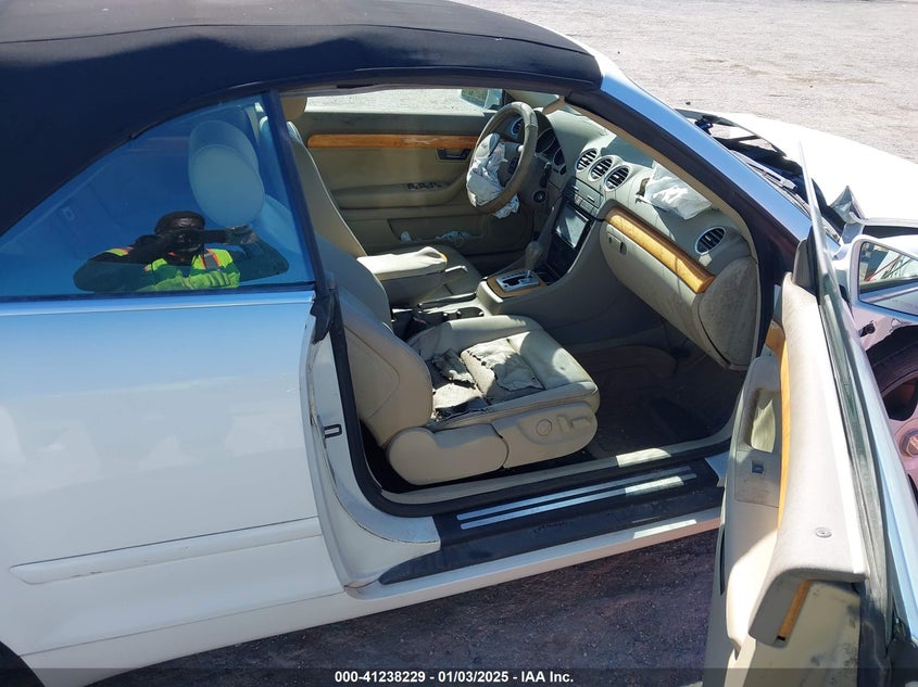 2006 AUDI A4 VIN: WAUAC48H66K011334