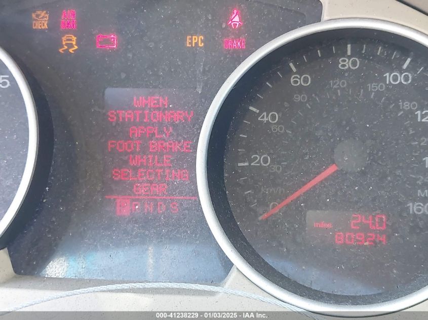 2006 Audi A4 1.8T VIN: WAUAC48H66K011334 Lot: 41238229