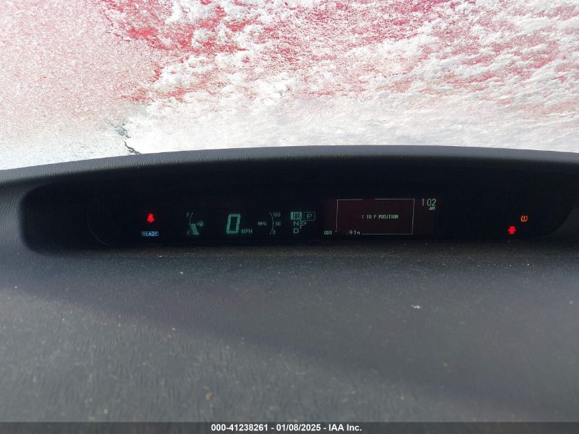 2011 Toyota Prius VIN: KTDKN3DUXB5337001 Lot: 41238261