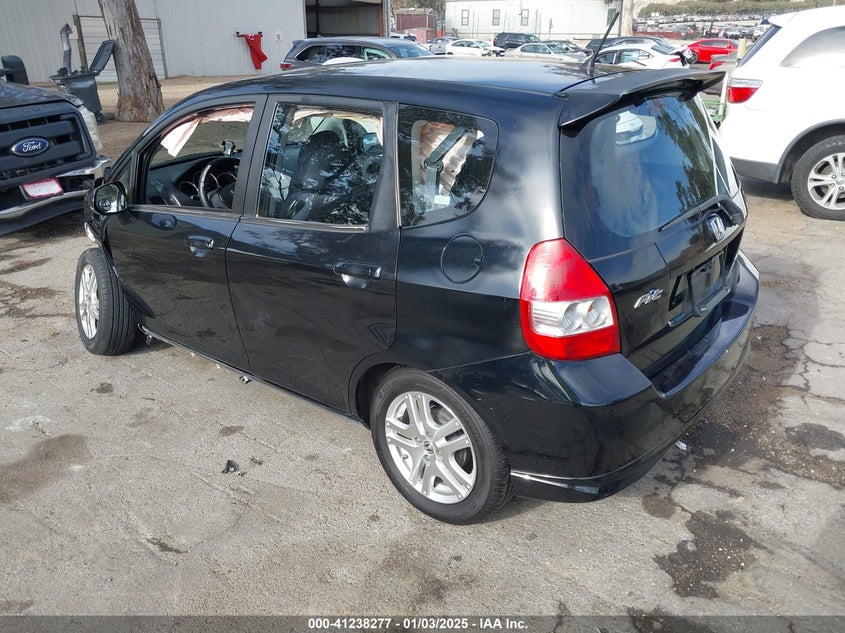 2008 HONDA FIT VIN: JHMGD38668S009698