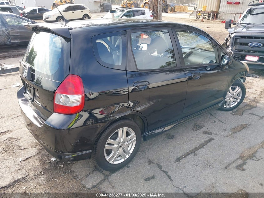 2008 HONDA FIT VIN: JHMGD38668S009698