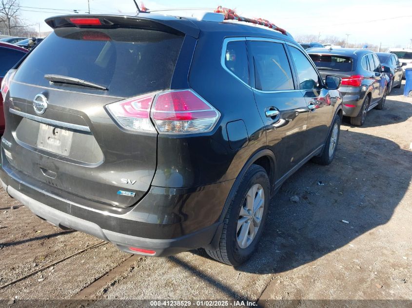 VIN 5N1AT2MT6EC812738 2014 Nissan Rogue, SV no.4