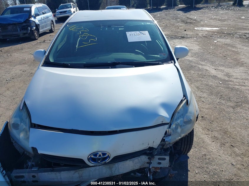 2011 TOYOTA PRIUS VIN: JTDKN3DUXB1407703