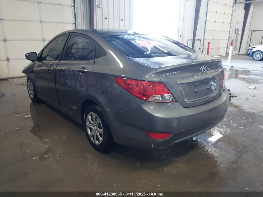 VIN KMHCT4AE5EU598913 2014 Hyundai Accent, Gls no.3