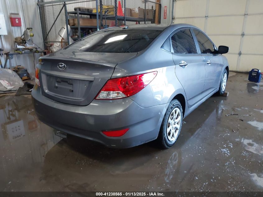 VIN KMHCT4AE5EU598913 2014 Hyundai Accent, Gls no.4